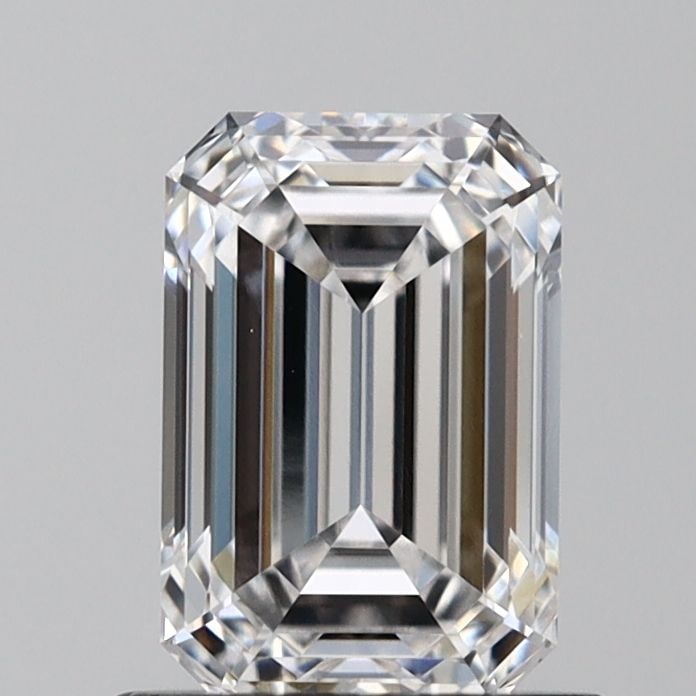 Loose Diamond - EMERALD 1.06ct D VVS2: Loose Diamond - EMERALD 1.06ct D VVS2 Source: This is a real non-mined Diamond that has been grown in a lab Shape: EMERALD Carats: 1.06 Color: D Clarity: VVS2 Certification: IGI Video:
