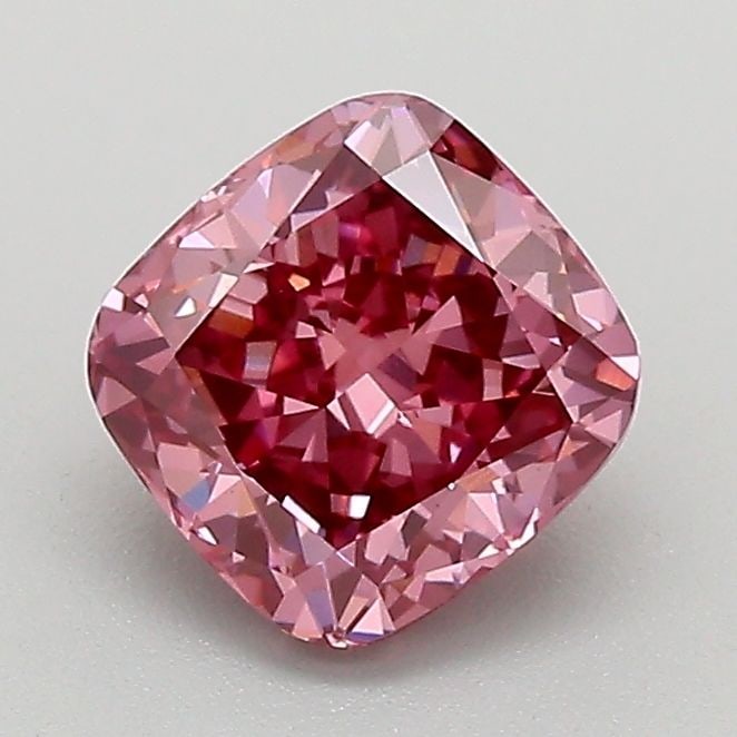 Loose Diamond - CUSHION MODIFIED 1.18ct Fancy Vivid Pink VS1: Loose Diamond - CUSHION MODIFIED 1.18ct Fancy Vivid Pink VS1 Source: This is a real non-mined Diamond that has been grown in a lab Shape: CUSHION MODIFIED Carats: 1.18 Color: Fancy Vivid Pink Certific
