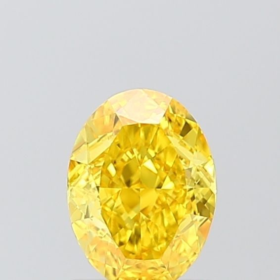 Loose Diamond - OVAL 1.06ct Fancy Vivid Yellow VVS1: Loose Diamond - OVAL 1.06ct Fancy Vivid Yellow VVS1 Source: This is a real non-mined Diamond that has been grown in a lab Shape: OVAL Carats: 1.06 Color: Fancy Vivid Yellow Certification: IGI The Diam