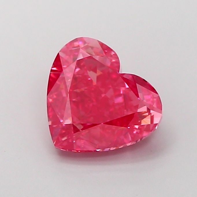 Loose Diamond - HEART 2.01ct Fancy Vivid Pink VS1: Loose Diamond - HEART 2.01ct Fancy Vivid Pink VS1 Source: This is a real non-mined Diamond that has been grown in a lab Shape: HEART Carats: 2.01 Color: Fancy Vivid Pink Certification: NONE Video: