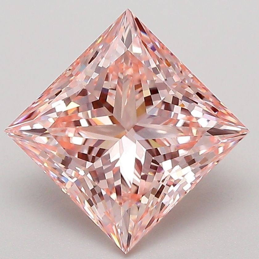 Loose Diamond - PRINCESS 3.03ct Fancy Intense Pink VS1: Loose Diamond - PRINCESS 3.03ct Fancy Intense Pink VS1 Source: This is a real non-mined Diamond that has been grown in a lab Shape: PRINCESS Carats: 3.03 Color: Fancy Intense Pink Certification: IGI V