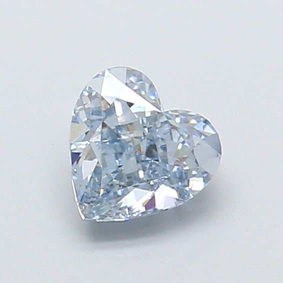 Loose Diamond - HEART 1.02ct Fancy Intense Blue VS1: Loose Diamond - HEART 1.02ct Fancy Intense Blue VS1 Source: This is a real non-mined Diamond that has been grown in a lab Shape: HEART Carats: 1.02 Color: Fancy Intense Blue Certification: IGI Video: