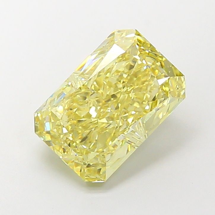 Loose Diamond - RADIANT 4.03ct Fancy Intense Yellow VS1: Loose Diamond - RADIANT 4.03ct Fancy Intense Yellow VS1 Source: This is a real non-mined Diamond that has been grown in a lab Shape: RADIANT Carats: 4.03 Color: Fancy Intense Yellow Certification: IGI