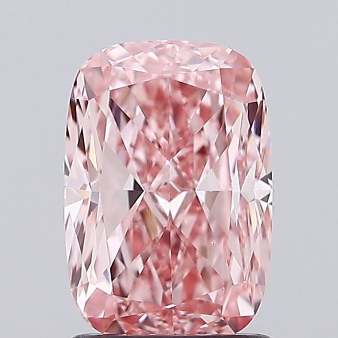 Loose Diamond - CUSHION MODIFIED 1.8ct Fancy Vivid Pink VS1: Loose Diamond - CUSHION MODIFIED 1.8ct Fancy Vivid Pink VS1 Source: This is a real non-mined Diamond that has been grown in a lab Shape: CUSHION MODIFIED Carats: 1.8 Color: Fancy Vivid Pink Certificat