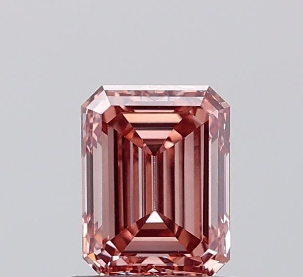Loose Diamond - EMERALD 1.0ct Fancy Pinkish Brown VS1: Loose Diamond - EMERALD 1.0ct Fancy Pinkish Brown VS1 Source: This is a real non-mined Diamond that has been grown in a lab Shape: EMERALD Carats: 1.0 Color: Fancy Pinkish Brown Certification: IGI Vid