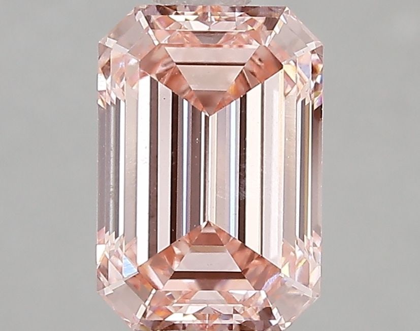 Loose Diamond - EMERALD 2.06ct Fancy Intense Pink VS1: Loose Diamond - EMERALD 2.06ct Fancy Intense Pink VS1 Source: This is a real non-mined Diamond that has been grown in a lab Shape: EMERALD Carats: 2.06 Color: Fancy Intense Pink Certification: IGI Vid