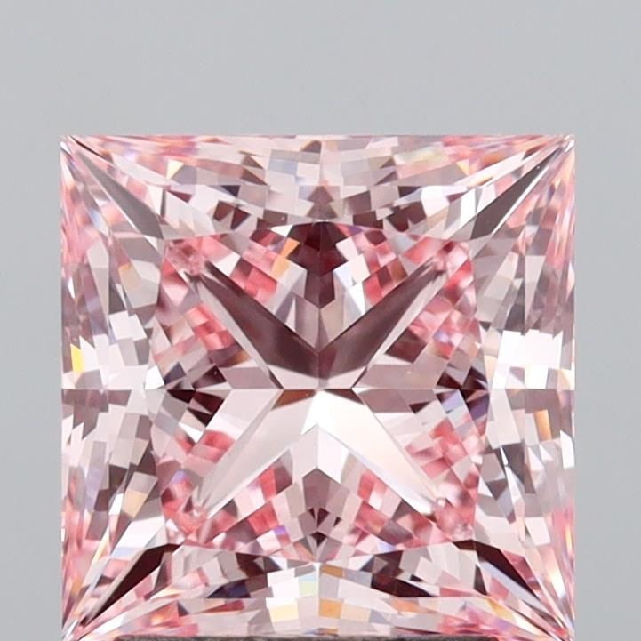 Loose Diamond - PRINCESS 3.05ct Fancy Vivid Pink VVS2: Loose Diamond - PRINCESS 3.05ct Fancy Vivid Pink VVS2 Source: This is a real non-mined Diamond that has been grown in a lab Shape: PRINCESS Carats: 3.05 Color: Fancy Vivid Pink Certification: IGI Vide