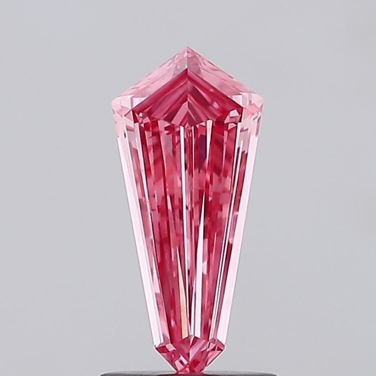 Loose Diamond - KITE 0.92ct Fancy Vivid Pink VVS2: Loose Diamond - KITE 0.92ct Fancy Vivid Pink VVS2 Source: This is a real non-mined Diamond that has been grown in a lab Shape: KITE Carats: 0.92 Color: Fancy Vivid Pink Certification: NONE Video:
