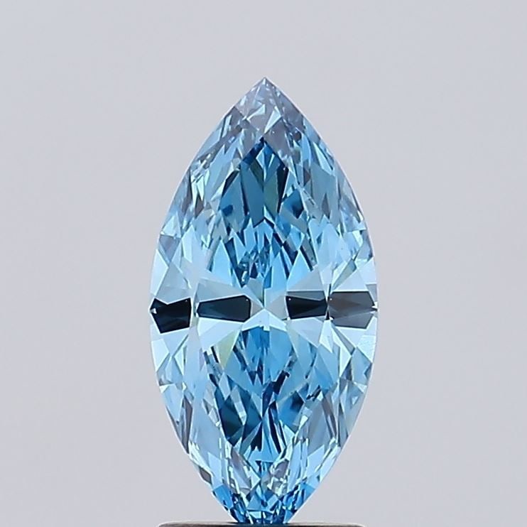 Loose Diamond - MARQUISE 1.77ct Fancy Vivid Blue VS1: Loose Diamond - MARQUISE 1.77ct Fancy Vivid Blue VS1 Source: This is a real non-mined Diamond that has been grown in a lab Shape: MARQUISE Carats: 1.77 Color: Fancy Vivid Blue Certification: IGI Video