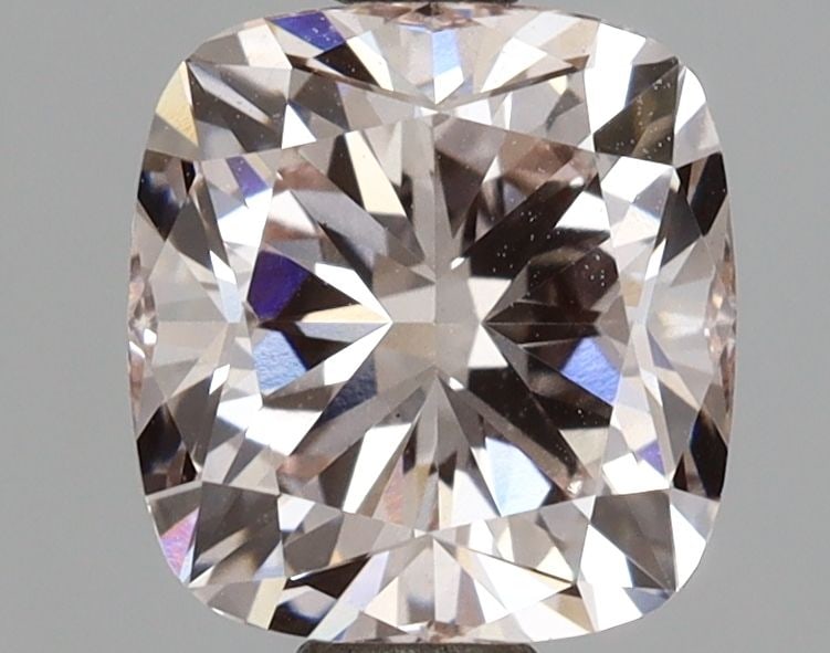 Loose Diamond - CUSHION BRILLIANT 2.01ct Fancy Light Pink VS1: Loose Diamond - CUSHION BRILLIANT 2.01ct Fancy Light Pink VS1 Source: This is a real non-mined Diamond that has been grown in a lab Shape: CUSHION BRILLIANT Carats: 2.01 Color: Fancy Light Pink Certif
