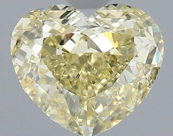 Loose Diamond - HEART 2.04ct Fancy Yellow VVS2: Loose Diamond - HEART 2.04ct Fancy Yellow VVS2 Source: This is a real non-mined Diamond that has been grown in a lab Shape: HEART Carats: 2.04 Color: Fancy Yellow Certification: IGI Video: