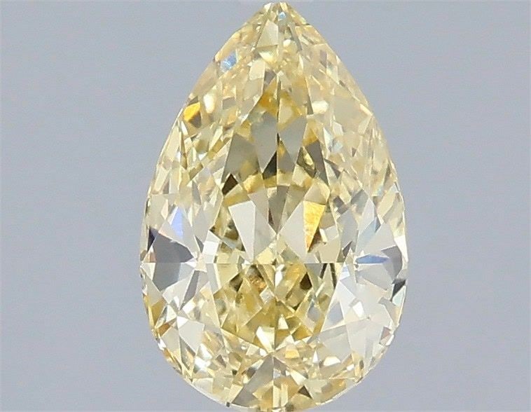 Loose Diamond - PEAR 1.07ct Fancy Yellow VS1: Loose Diamond - PEAR 1.07ct Fancy Yellow VS1 Source: This is a real non-mined Diamond that has been grown in a lab Shape: PEAR Carats: 1.07 Color: Fancy Yellow Certification: IGI Video: