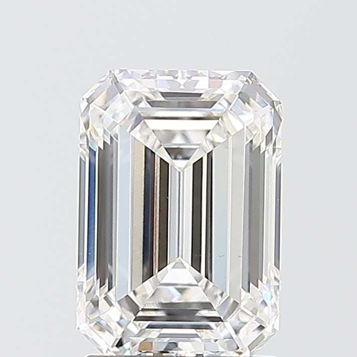 Loose Diamond - EMERALD 2.06ct F VS1: Loose Diamond - EMERALD 2.06ct F VS1 Source: This is a real non-mined Diamond that has been grown in a lab Shape: EMERALD Carats: 2.06 Color: F Clarity: VS1 Certification: IGI Video: