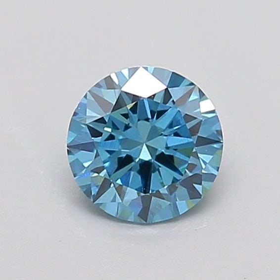 Loose Diamond - ROUND 0.52ct Fancy Vivid Blue VS2: Loose Diamond - ROUND 0.52ct Fancy Vivid Blue VS2 Source: This is a real non-mined Diamond that has been grown in a lab Shape: ROUND Carats: 0.52 Color: Fancy Vivid Blue Certification: IGI The Diamond