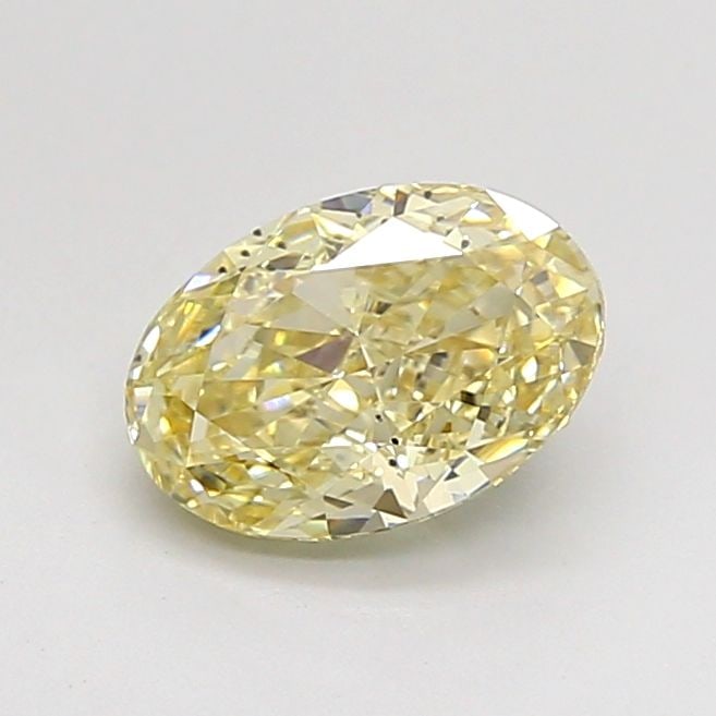 Loose Diamond - OVAL 1.1ct Fancy Light Yellow SI1: Loose Diamond - OVAL 1.1ct Fancy Light Yellow SI1 Source: This is a real non-mined Diamond that has been grown in a lab Shape: OVAL Carats: 1.1 Color: Fancy Light Yellow Certification: IGI Video:
