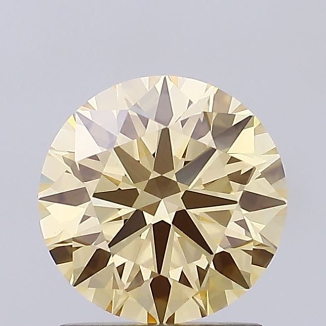 Ideal Loose Diamond - ROUND 1.52ct Fancy Yellow VVS2: Ideal Loose Diamond - ROUND 1.52ct Fancy Yellow VVS2 Source: This is a real non-mined Diamond that has been grown in a lab Shape: ROUND Carats: 1.52 Color: Fancy Yellow Certification: IGI Video: