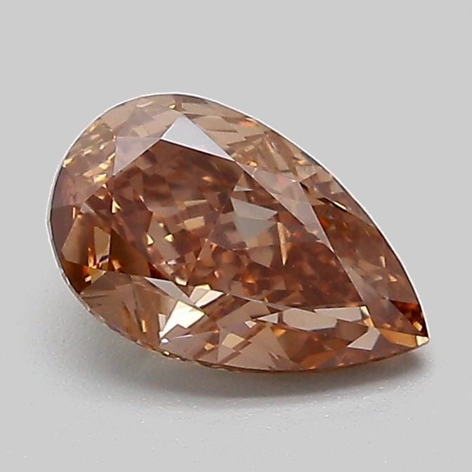 Loose Diamond - PEAR 1.08ct Fancy Brown VVS2: Loose Diamond - PEAR 1.08ct Fancy Brown VVS2 Source: This is a real non-mined Diamond that has been grown in a lab Shape: PEAR Carats: 1.08 Color: Fancy Brown Certification: IGI Video: