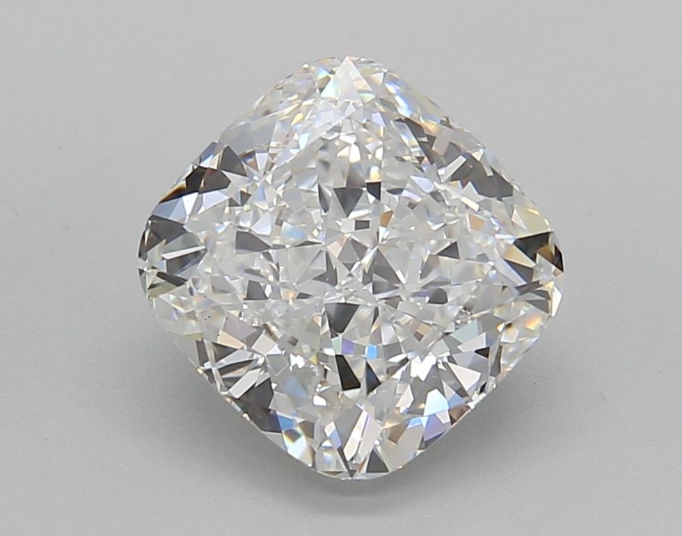 Loose Diamond - CUSHION MODIFIED 3.02ct D VVS2: Loose Diamond - CUSHION MODIFIED 3.02ct D VVS2 Source: This is a real non-mined Diamond that has been grown in a lab Shape: CUSHION MODIFIED Carats: 3.02 Color: D Clarity: VVS2 Certification: IGI Vide