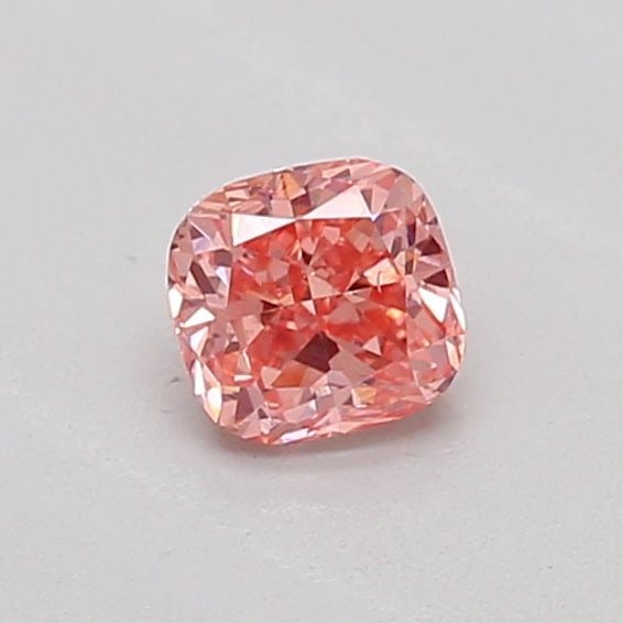 Loose Diamond - CUSHION MODIFIED 0.25ct Fancy Vivid Pink VS2: Loose Diamond - CUSHION MODIFIED 0.25ct Fancy Vivid Pink VS2 Source: This is a real non-mined Diamond that has been grown in a lab Shape: CUSHION MODIFIED Carats: 0.25 Color: Fancy Vivid Pink Certific