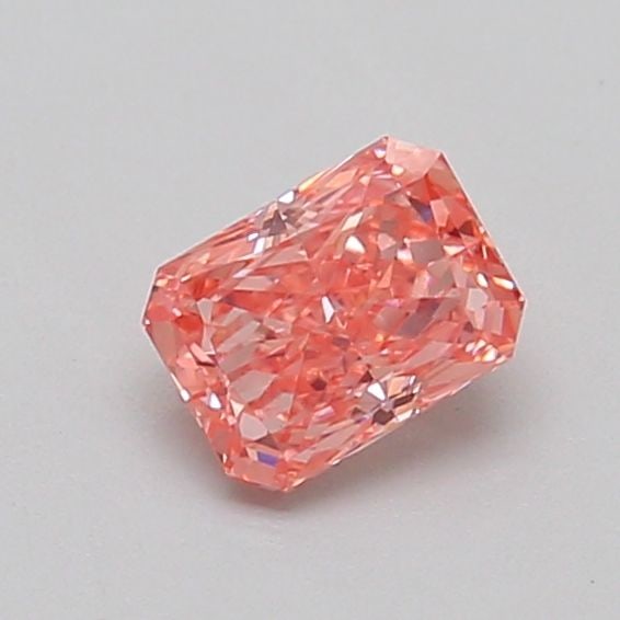 Loose Diamond - RADIANT 0.54ct Fancy Vivid Pink VS1: Loose Diamond - RADIANT 0.54ct Fancy Vivid Pink VS1 Source: This is a real non-mined Diamond that has been grown in a lab Shape: RADIANT Carats: 0.54 Color: Fancy Vivid Pink Certification: IGI Video: