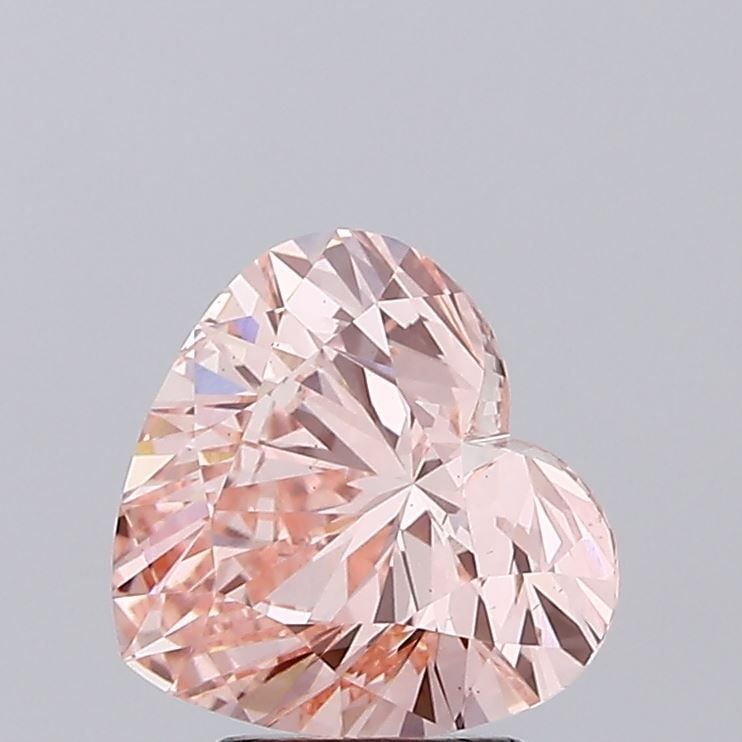 Loose Diamond - HEART 3.0ct Fancy Intense Pink VS2: Loose Diamond - HEART 3.0ct Fancy Intense Pink VS2 Source: This is a real non-mined Diamond that has been grown in a lab Shape: HEART Carats: 3.0 Color: Fancy Intense Pink Certification: IGI Video:
