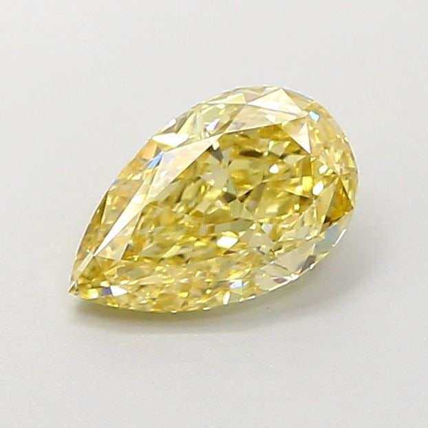 Loose Diamond - PEAR 1.02ct Fancy Yellow VVS2: Loose Diamond - PEAR 1.02ct Fancy Yellow VVS2 Source: This is a real non-mined Diamond that has been grown in a lab Shape: PEAR Carats: 1.02 Color: Fancy Yellow Certification: IGI Video:
