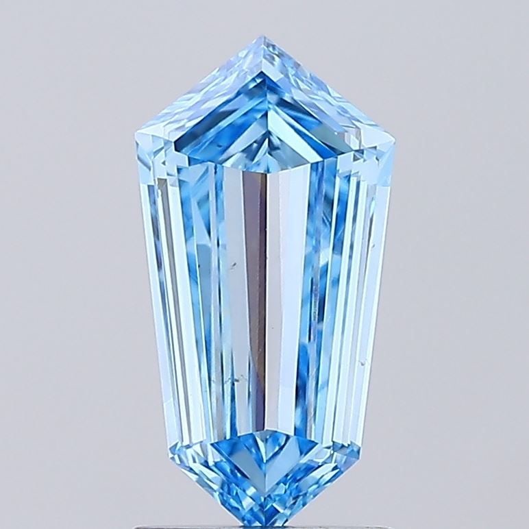 Loose Diamond - HEXAGONAL 1.32ct Fancy Vivid Blue VVS2: Loose Diamond - HEXAGONAL 1.32ct Fancy Vivid Blue VVS2 Source: This is a real non-mined Diamond that has been grown in a lab Shape: HEXAGONAL Carats: 1.32 Color: Fancy Vivid Blue Certification: IGI Vi