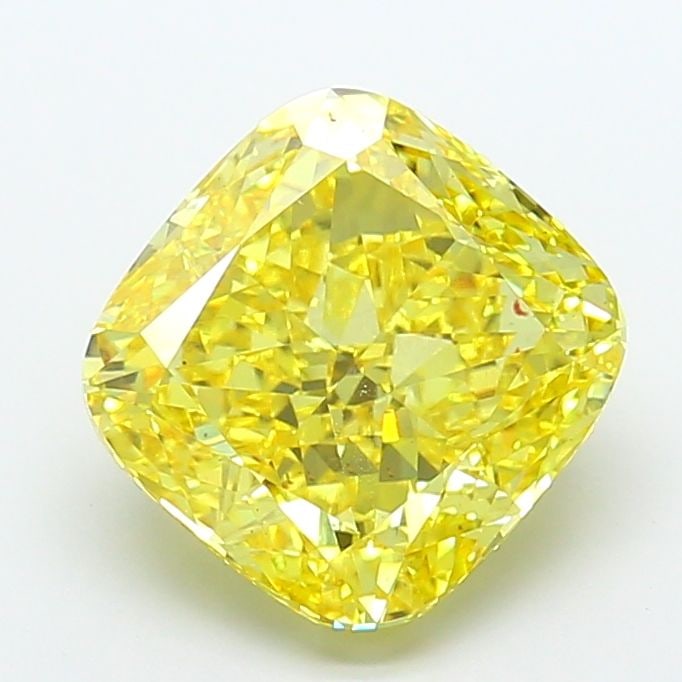 Loose Diamond - CUSHION MODIFIED 8.11ct Fancy Vivid Yellow VS1: Loose Diamond - CUSHION MODIFIED 8.11ct Fancy Vivid Yellow VS1 Source: This is a real non-mined Diamond that has been grown in a lab Shape: CUSHION MODIFIED Carats: 8.11 Color: Fancy Vivid Yellow Cert