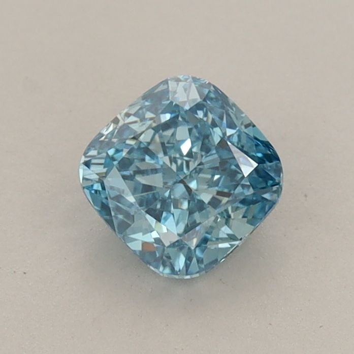 Loose Diamond - CUSHION MODIFIED 0.65ct Fancy Vivid Blue VVS2: Loose Diamond - CUSHION MODIFIED 0.65ct Fancy Vivid Blue VVS2 Source: This is a real non-mined Diamond that has been grown in a lab Shape: CUSHION MODIFIED Carats: 0.65 Color: Fancy Vivid Blue Certifi