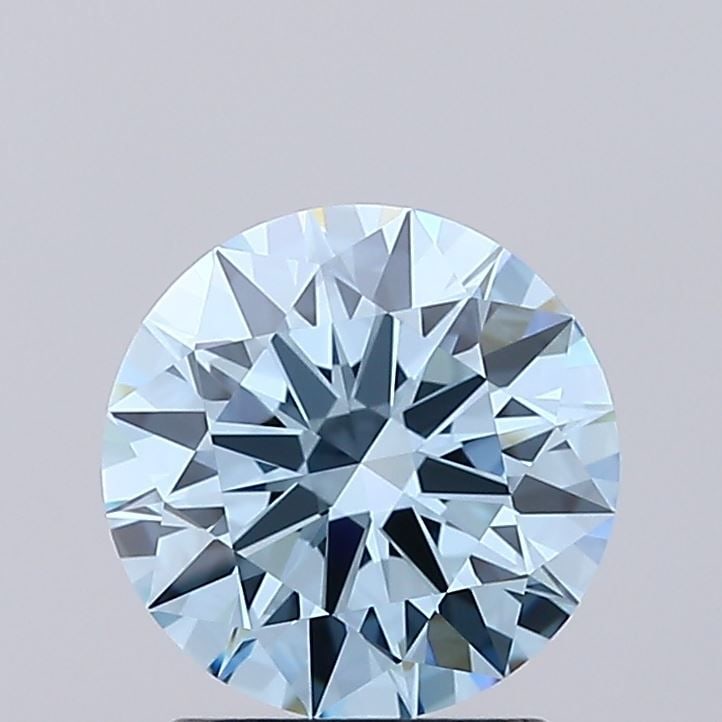 Ideal Loose Diamond - ROUND 1.57ct Fancy Vivid Blue VVS1: Ideal Loose Diamond - ROUND 1.57ct Fancy Vivid Blue VVS1 Source: This is a real non-mined Diamond that has been grown in a lab Shape: ROUND Carats: 1.57 Color: Fancy Vivid Blue Certification: IGI Vide