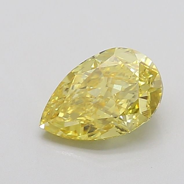 Loose Diamond - PEAR 1.31ct Fancy Vivid Yellow VS2: Loose Diamond - PEAR 1.31ct Fancy Vivid Yellow VS2 Source: This is a real non-mined Diamond that has been grown in a lab Shape: PEAR Carats: 1.31 Color: Fancy Vivid Yellow Certification: IGI Video: