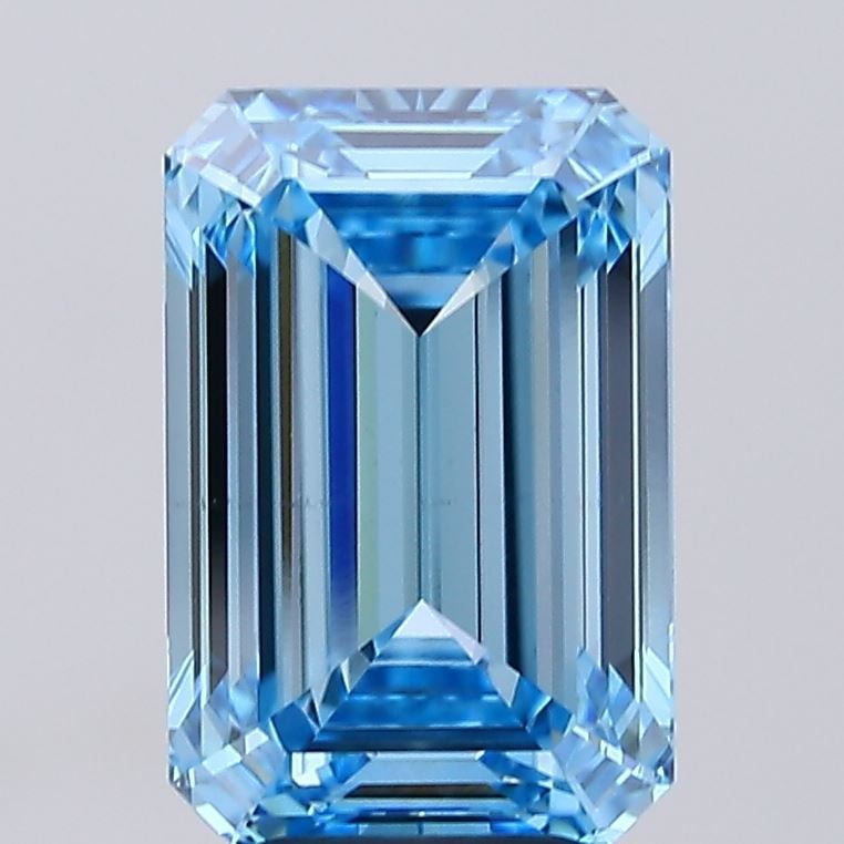 Loose Diamond - EMERALD 5.02ct Fancy Vivid Blue VS2 (1 of 1)