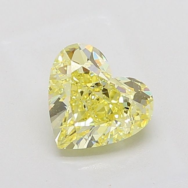 Loose Diamond - HEART 2.02ct Fancy Intense Yellow VS1: Loose Diamond - HEART 2.02ct Fancy Intense Yellow VS1 Source: This is a real non-mined Diamond that has been grown in a lab Shape: HEART Carats: 2.02 Color: Fancy Intense Yellow Certification: IGI Vid