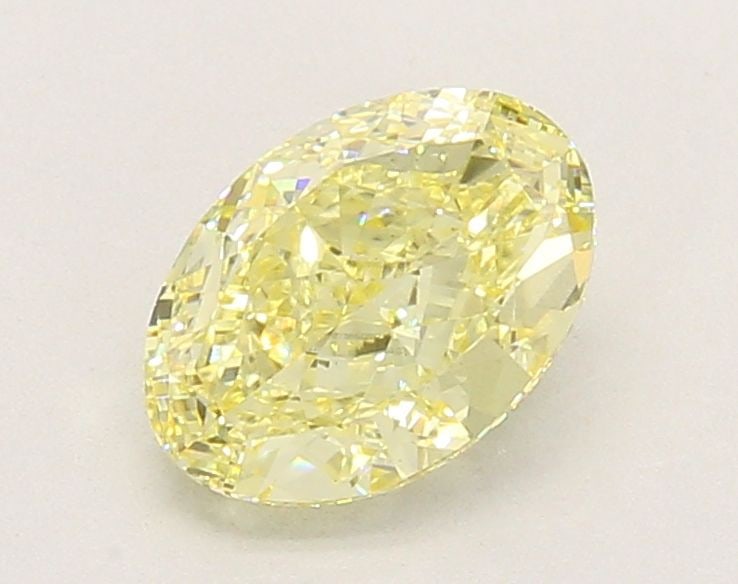 Loose Diamond - OVAL 1.38ct Fancy Yellow VS1: Loose Diamond - OVAL 1.38ct Fancy Yellow VS1 Source: This is a real non-mined Diamond that has been grown in a lab Shape: OVAL Carats: 1.38 Color: Fancy Yellow Certification: IGI Video:
