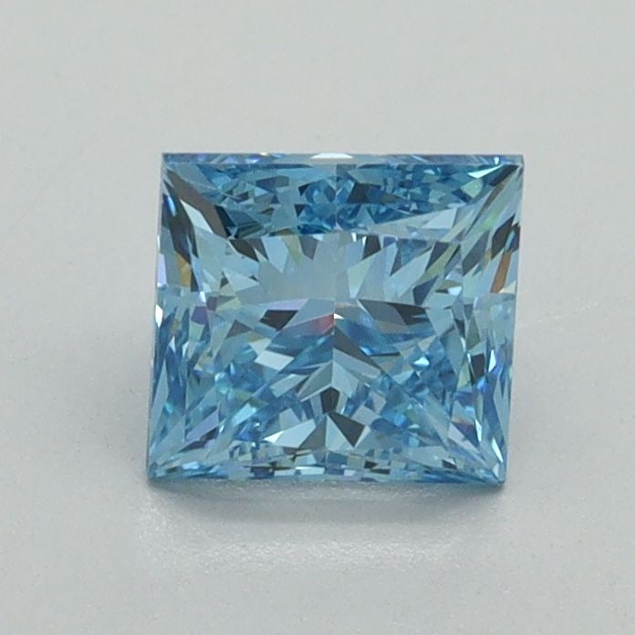 Loose Diamond - PRINCESS 1.0ct Fancy Vivid Blue VS2: Loose Diamond - PRINCESS 1.0ct Fancy Vivid Blue VS2 Source: This is a real non-mined Diamond that has been grown in a lab Shape: PRINCESS Carats: 1.0 Color: Fancy Vivid Blue Certification: IGI Video: