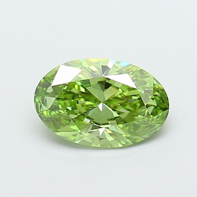 Loose Diamond - OVAL 1.0ct Fancy Vivid Green VVS2: Loose Diamond - OVAL 1.0ct Fancy Vivid Green VVS2 Source: This is a real non-mined Diamond that has been grown in a lab Shape: OVAL Carats: 1.0 Color: Fancy Vivid Green Certification: IGI Video: