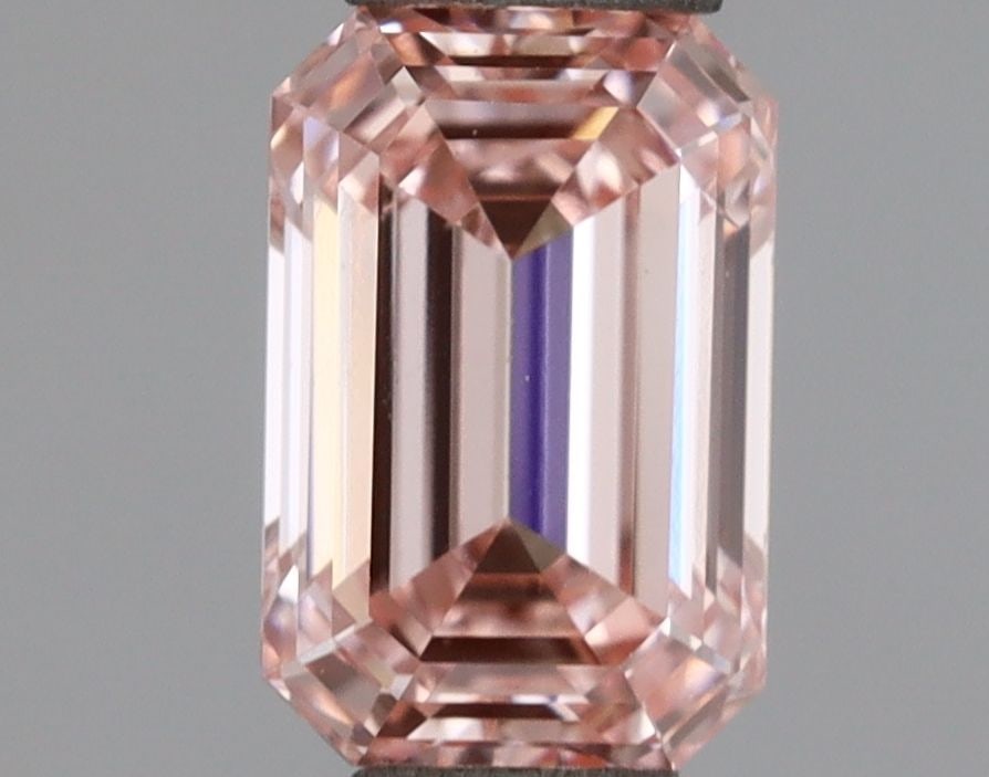 Loose Diamond - EMERALD 0.7ct Fancy Intense Pink SI1: Loose Diamond - EMERALD 0.7ct Fancy Intense Pink SI1 Source: This is a real non-mined Diamond that has been grown in a lab Shape: EMERALD Carats: 0.7 Color: Fancy Intense Pink Certification: IGI Video