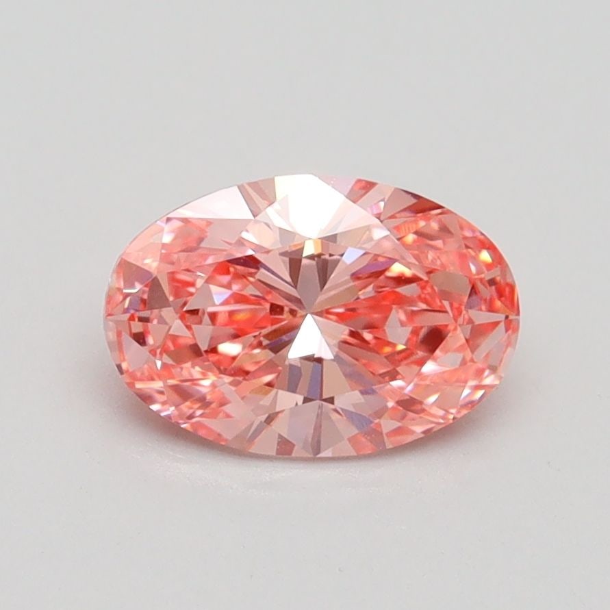 Loose Diamond - OVAL 1.04ct Fancy Vivid Pink VVS2: Loose Diamond - OVAL 1.04ct Fancy Vivid Pink VVS2 Source: This is a real non-mined Diamond that has been grown in a lab Shape: OVAL Carats: 1.04 Color: Fancy Vivid Pink Certification: IGI Video: