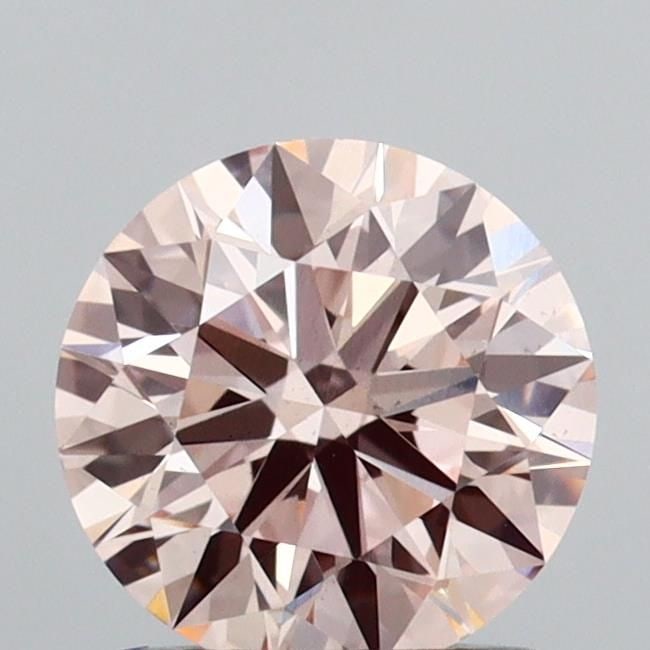 Ideal Loose Diamond - ROUND 1.02ct Fancy Pink VS2: Ideal Loose Diamond - ROUND 1.02ct Fancy Pink VS2 Source: This is a real non-mined Diamond that has been grown in a lab Shape: ROUND Carats: 1.02 Color: Fancy Pink Certification: IGI Video: