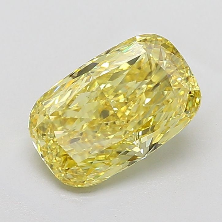 Loose Diamond - CUSHION MODIFIED 3.57ct Fancy Vivid Yellow VS2: Loose Diamond - CUSHION MODIFIED 3.57ct Fancy Vivid Yellow VS2 Source: This is a real non-mined Diamond that has been grown in a lab Shape: CUSHION MODIFIED Carats: 3.57 Color: Fancy Vivid Yellow Cert