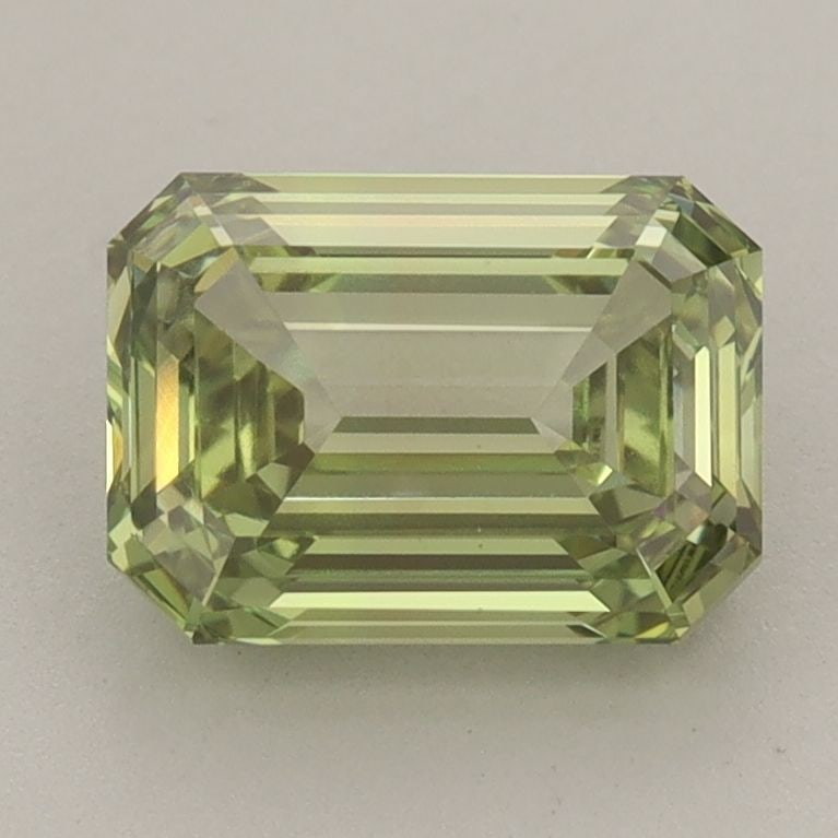 Loose Diamond - EMERALD 2.05ct Fancy Vivid Green VVS2: Loose Diamond - EMERALD 2.05ct Fancy Vivid Green VVS2 Source: This is a real non-mined Diamond that has been grown in a lab Shape: EMERALD Carats: 2.05 Color: Fancy Vivid Green Certification: IGI Vide