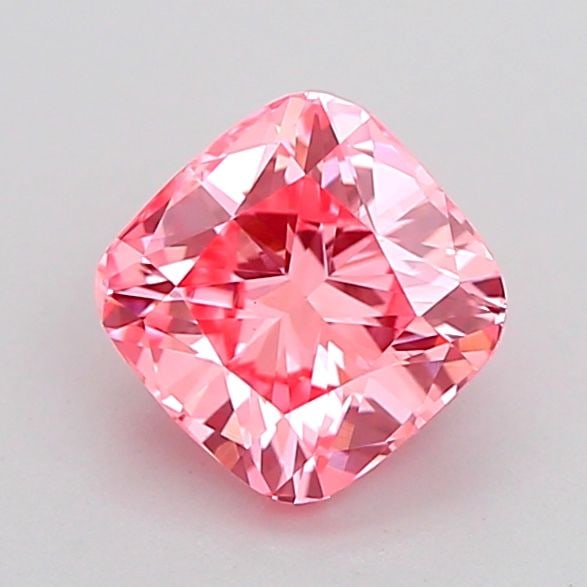 Loose Diamond - CUSHION MODIFIED 1.04ct Fancy Vivid Pink VS1: Loose Diamond - CUSHION MODIFIED 1.04ct Fancy Vivid Pink VS1 Source: This is a real non-mined Diamond that has been grown in a lab Shape: CUSHION MODIFIED Carats: 1.04 Color: Fancy Vivid Pink Certific