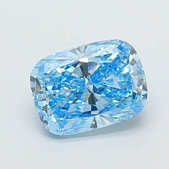 Loose Diamond - CUSHION MODIFIED 1.5ct Fancy Vivid Blue VS2: Loose Diamond - CUSHION MODIFIED 1.5ct Fancy Vivid Blue VS2 Source: This is a real non-mined Diamond that has been grown in a lab Shape: CUSHION MODIFIED Carats: 1.5 Color: Fancy Vivid Blue Certificat