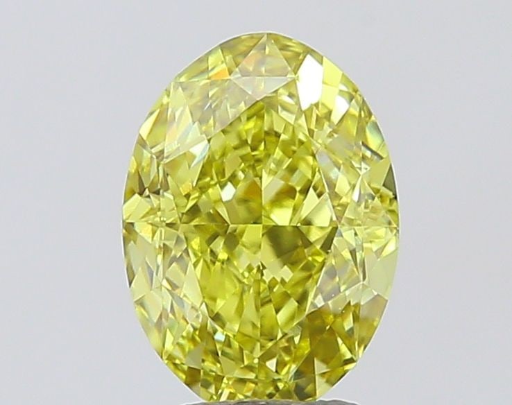 Loose Diamond - OVAL 3.01ct Fancy Intense Yellow VVS2: Loose Diamond - OVAL 3.01ct Fancy Intense Yellow VVS2 Source: This is a real non-mined Diamond that has been grown in a lab Shape: OVAL Carats: 3.01 Color: Fancy Intense Yellow Certification: IGI Vide