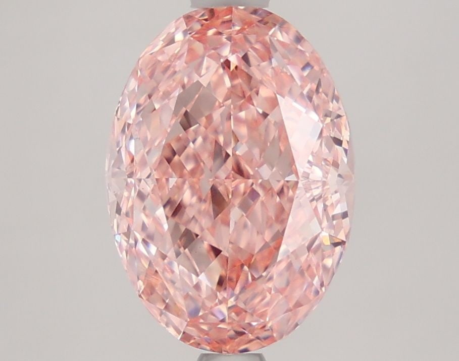 Loose Diamond - OVAL 2.95ct Fancy Vivid Pink VS1: Loose Diamond - OVAL 2.95ct Fancy Vivid Pink VS1 Source: This is a real non-mined Diamond that has been grown in a lab Shape: OVAL Carats: 2.95 Color: Fancy Vivid Pink Certification: IGI Video: