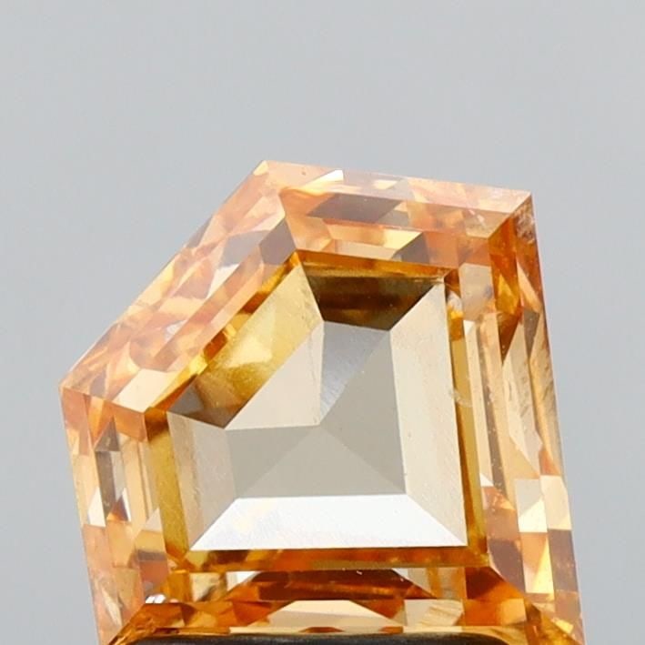 Loose Diamond - PENTAGONAL 2.02ct Fancy Intense Pinkish Orange SI1: Loose Diamond - PENTAGONAL 2.02ct Fancy Intense Pinkish Orange SI1 Source: This is a real non-mined Diamond that has been grown in a lab Shape: PENTAGONAL Carats: 2.02 Color: Fancy Intense Pinkish Ora