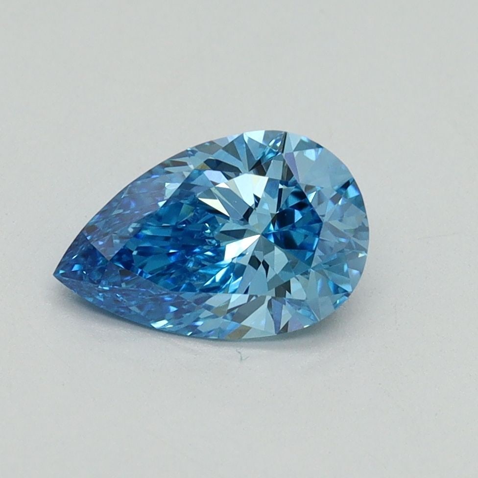 Loose Diamond - PEAR 1.01ct Fancy Vivid Blue VVS2: Loose Diamond - PEAR 1.01ct Fancy Vivid Blue VVS2 Source: This is a real non-mined Diamond that has been grown in a lab Shape: PEAR Carats: 1.01 Color: Fancy Vivid Blue Certification: IGI Video: