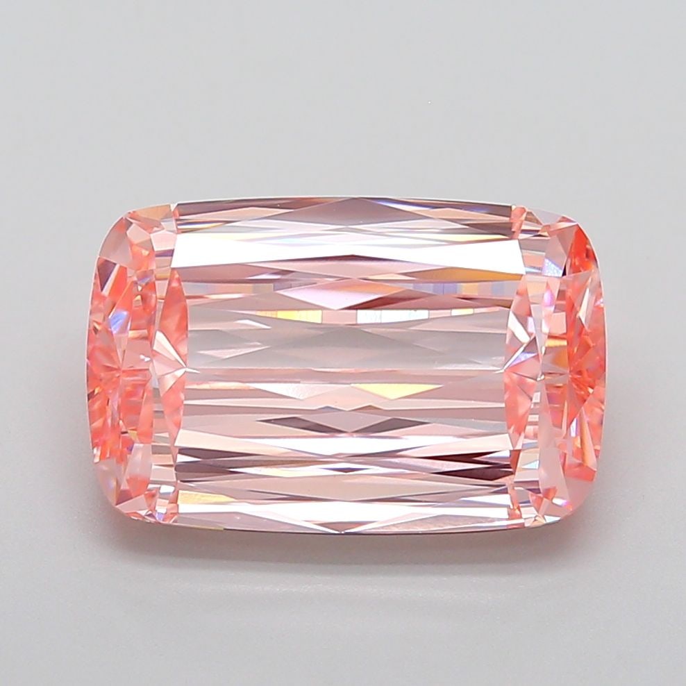 Loose Diamond - CUSHION MODIFIED 8.16ct Fancy Intense Pink VVS2: Loose Diamond - CUSHION MODIFIED 8.16ct Fancy Intense Pink VVS2 Source: This is a real non-mined Diamond that has been grown in a lab Shape: CUSHION MODIFIED Carats: 8.16 Color: Fancy Intense Pink Cer