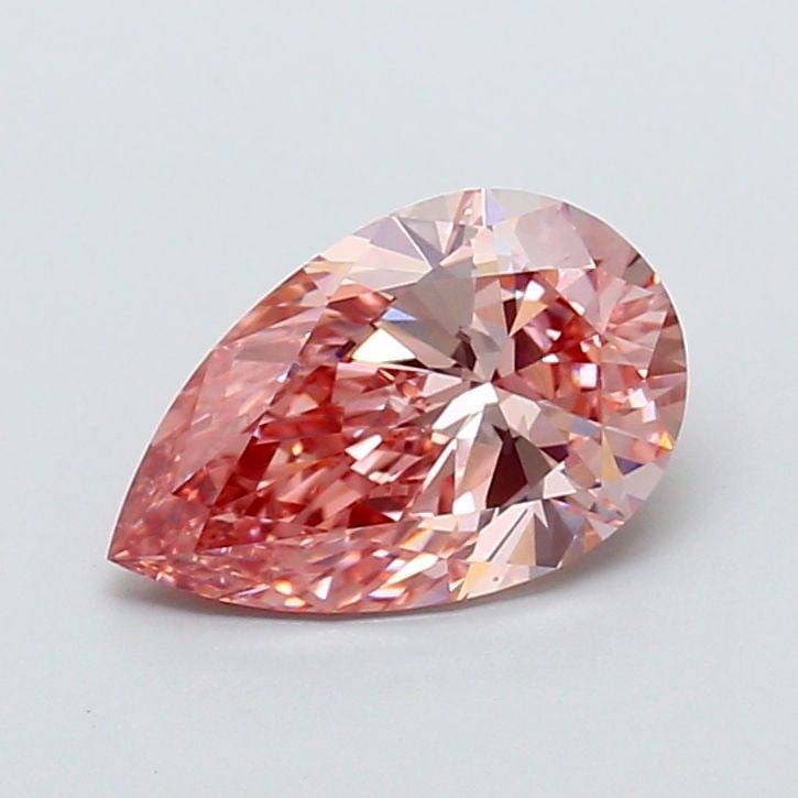 Loose Diamond - PEAR 2.08ct Fancy Vivid Pink VVS2: Loose Diamond - PEAR 2.08ct Fancy Vivid Pink VVS2 Source: This is a real non-mined Diamond that has been grown in a lab Shape: PEAR Carats: 2.08 Color: Fancy Vivid Pink Certification: IGI Video: