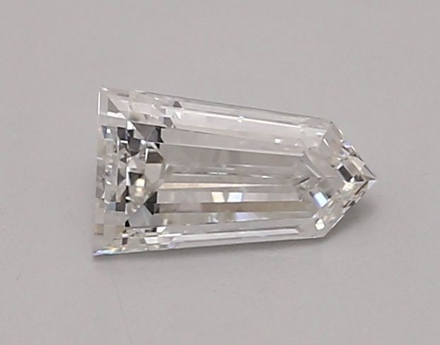 Loose Diamond - BULLET 0.86ct E VVS2: Loose Diamond - BULLET 0.86ct E VVS2 Source: This is a real non-mined Diamond that has been grown in a lab Shape: BULLET Carats: 0.86 Color: E Clarity: VVS2 Certification: IGI Video:
